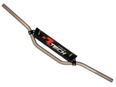 řídítka (Michael P.) o průměru 22 mm s hrazdou a chráničem, RTECH (titanové)