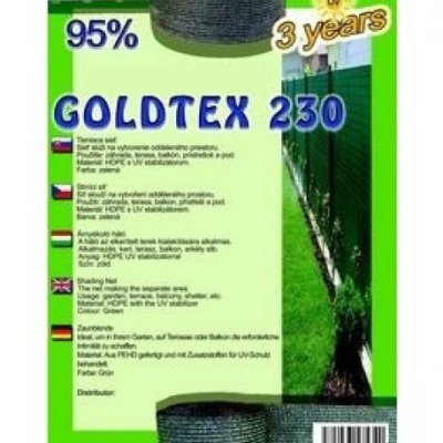 Sieť tieniaca Goldtex 1x10m zelená (balenie 3ks)