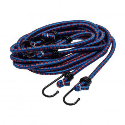 STAVTOOL - Sada gumových popruhov 4ks 1,4mx8mm modré