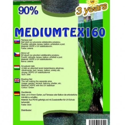 Sieť tieniaca Mediumtex 1x10m zelená (balenie 3ks)