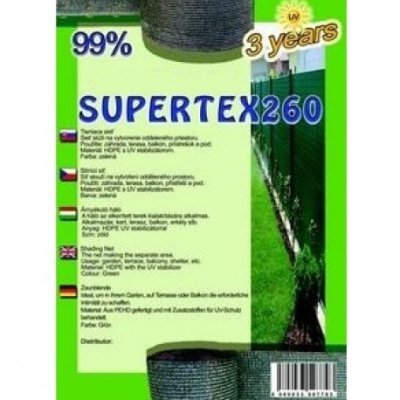 Sieť tieniaca Supertex 1,5x10m zelená (balenie 3ks)