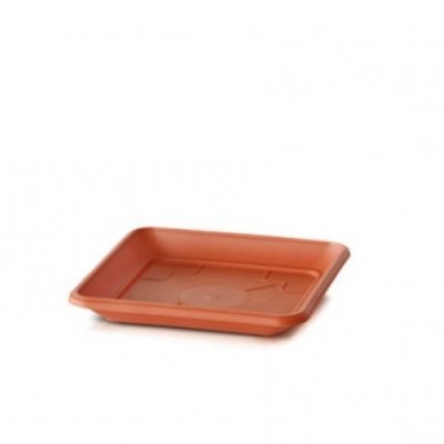 Miska TERRA (hranatá) terakota 34x34x4,5cm (balenie 5ks)