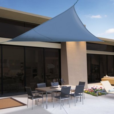 Slnečná sieť Sun-net Poly 3,6x3,6x3,6m modrá