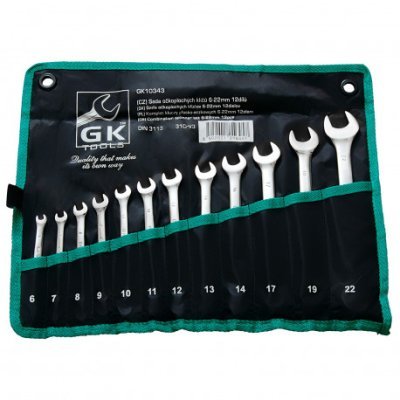 GK TOOLS - Sada kľúčov očkoplochých 6-22mm 12dielov
