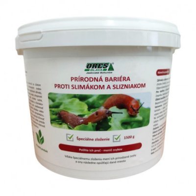 Prírodná bariéra proti slizniakom a slimákom 1500g