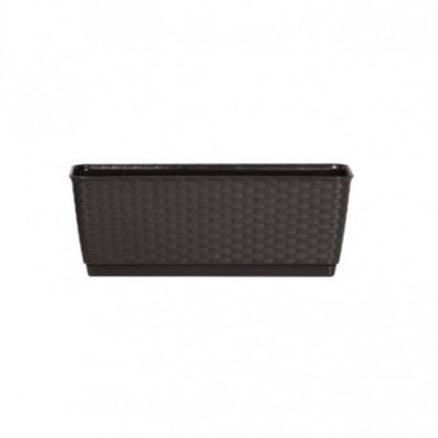 Kvetináč RATOLLA P tmavohnedý 30x12x13cm (balenie 5ks)