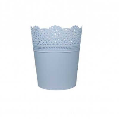 Kvetináč LACE bledomodrá 16x18,5cm (balenie 5ks)