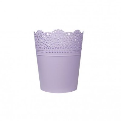 Kvetináč LACE bledofialová 16x18,5cm (balenie 5ks)