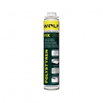 WOLF - Lepidlo pištoľové PU na polystyrén 78P 750ml