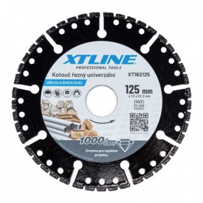 XTline - Kotúč univerzálny na drevo, kameň a oceľ 115x22,2mm