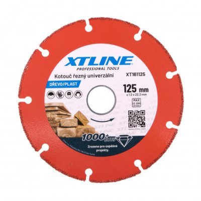 XTline - Kotúč univerzálny na drevo a plast 115x22,2mm