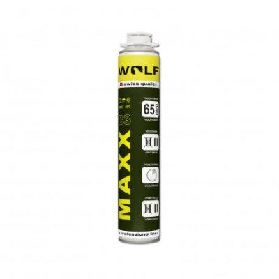 WOLF - Pena pištoľová MAXX 65l nízkoexpanzná - celoročná 850ml