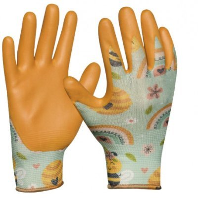 Rukavice GARDELUXE žlté 4-8r (balenie 6ks)