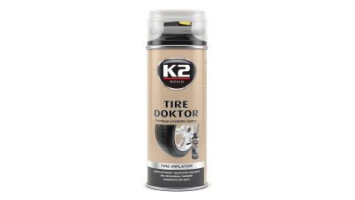 K2 - Odstraňovač defektov TIRE DOCTOR 400ml