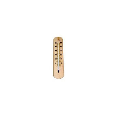 Teplomer izbový 13x4cm drevený
