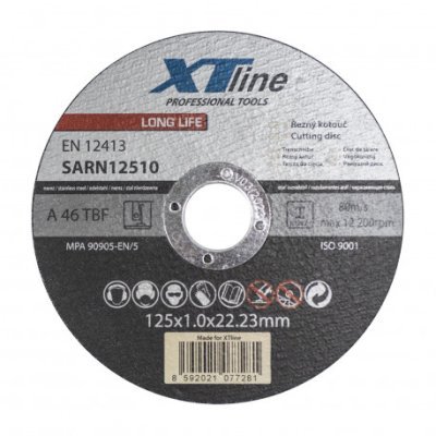 XTline - Kotúč rezný na nerez Ø150x1.6x22mm (balenie 10ks)
