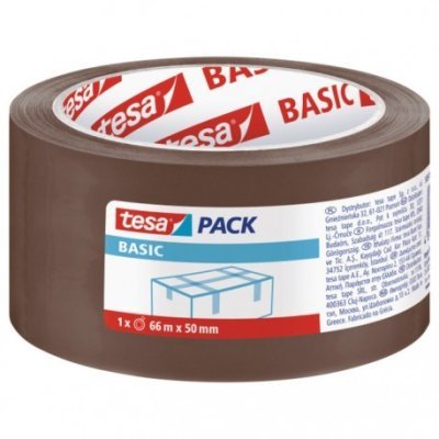 Páska baliaca PP 50mmx66m hnedá (balenie 6ks)