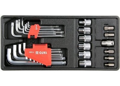 YATO - Náradie v systémovej vložke imbus, torx, bity 31ks