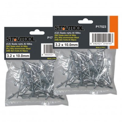 STAVTOOL - Sada nitov 50ks 4x10mm