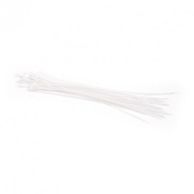 Viazacia páska 150x2,5mm 100ks biela