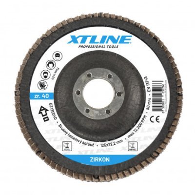 ABRASIVES - Kotúč brúsny lamelový zirkón 115mm zr.60 (balenie 5ks)