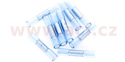 krimpovací spojka se smršťovací bužírkou, pro kabely 1,5-2,5 mm (modrá), 10 ks