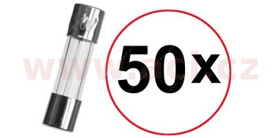 pojistka skleněná 5x20 4A (sada 50ks)
