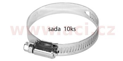 hadicová spona perforovaná typ W1, 8-13mm (sada 10ks)