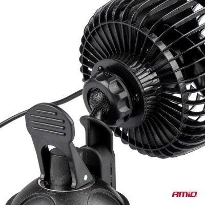 AMiO - Ventilátor do auta s prísavkou 4,5" 24V