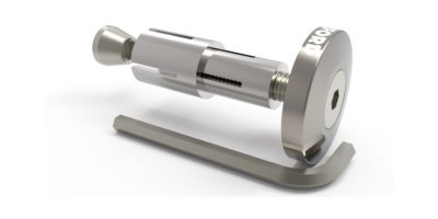 OXFORD - závažie riadidiel Bar Ends 2 s kónusom pre vnútorný priemer 13 a 18 mm (vonkajšie 22 a 28,6 mm), (strieborné, pár)