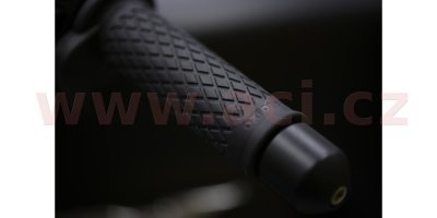 OXFORD - gripy Retro, (čierna guma, tvdosť gumy medium, na riadidlá s priemerom 22 mm, pár)