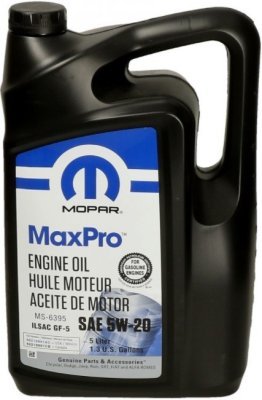 MOPAR - Motorový olej MaxPro 5W20 5L