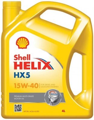 Shell - Motorový olej Helix HX5 15W40, 4L