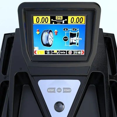 Vyvažovačka kolies plne automatická 230V, 10-32 palcov s meraním šírky ráfika ramena a LCD displejom - RP-U130PN