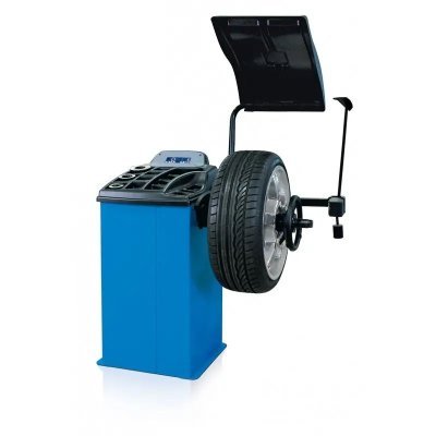 Vyvažovačka kolies plne automatická, s meracím ramenom, LCD displej 1/16", 230 V, 10-26"