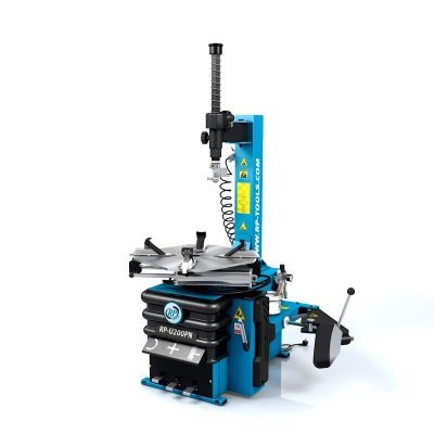Prezúvačka pneumatík motocyklový poloautomatický 230/400V (1 stupeň), 10-24" s otočným ramenom