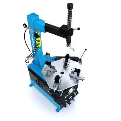 Prezúvačka pneumatík motocyklový poloautomatický 230/400V (1 stupeň), 10-24" s otočným ramenom