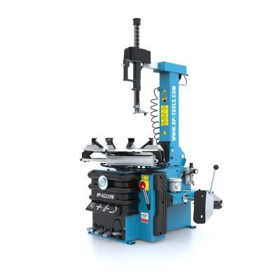 Automatická prezúvačka pneumatík 230/400V, 10-24 palcov s pneumatickým zadným otočným ramenom