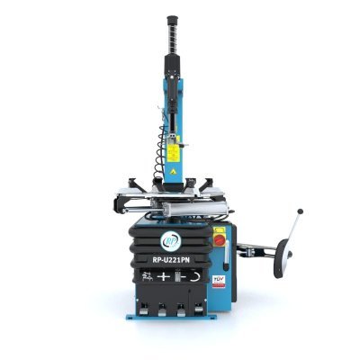 Automatická prezúvačka pneumatík 230/400V, 10-24 palcov s pneumatickým zadným otočným ramenom