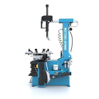 Automatická prezúvačka pneumatík 230/400V, 10-24 palcov s pneumatickým zadným otočným ramenom
