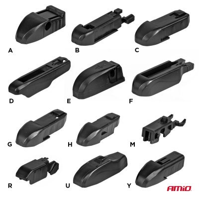 AMiO - Stierač MultiCONNECT 22" (550mm) 12 adapteróv