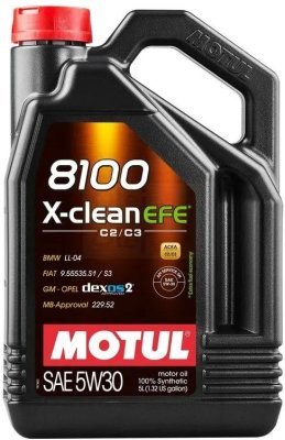 Motul - Motorový olej 8100 X-CLEAN EFE 5W30 5L