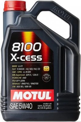 Motul - Motorový olej 8100 X-CESS 5W40 4L