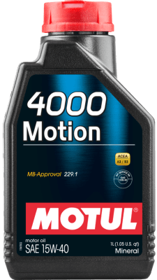 Motul - Motorový olej 4000 Motion 15W40 1L
