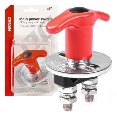 AMiO - Hlavný vypínač autobatérie hebel 12/24V