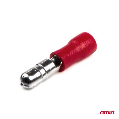 AMiO - Elektrický konektor – kolík valcový 4mm 0.5-1.5mm2 10A 10 ks