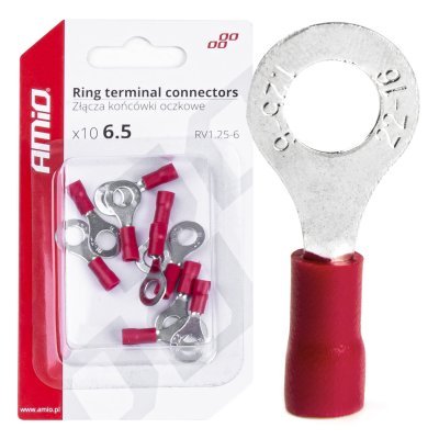 AMiO - Elektrický konektor – očko RV 1.25-6 10 ks