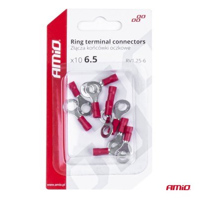 AMiO - Elektrický konektor – očko RV 1.25-6 10 ks