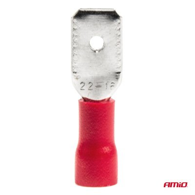 AMiO - Sada elektrických konektorov 6.3mm 0.5-1.5mm2 10A 10 ks