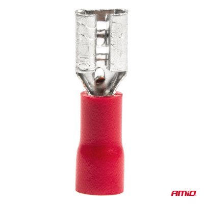 AMiO - Elektrické konektory – samica (násuvka) 5.6mm 0.5-1.5mm2 10A 10 ks